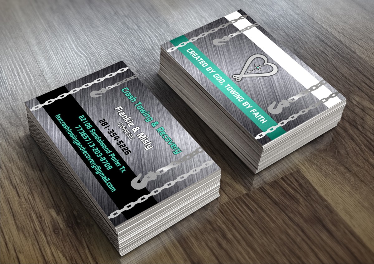 Business Card Design by Amduat Design for Crash Towing and Recovery | Design #5644776