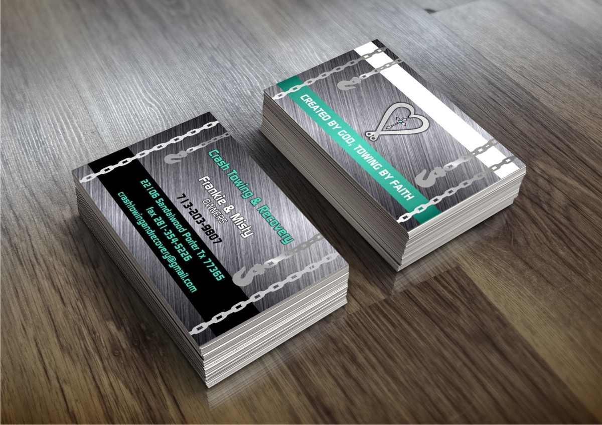 Business Card Design by Amduat Design for Crash Towing and Recovery | Design #5649666
