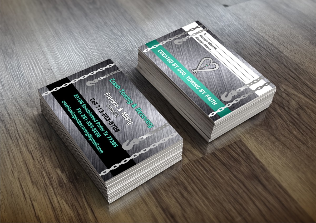Business Card Design by Amduat Design for Crash Towing and Recovery | Design #5649726