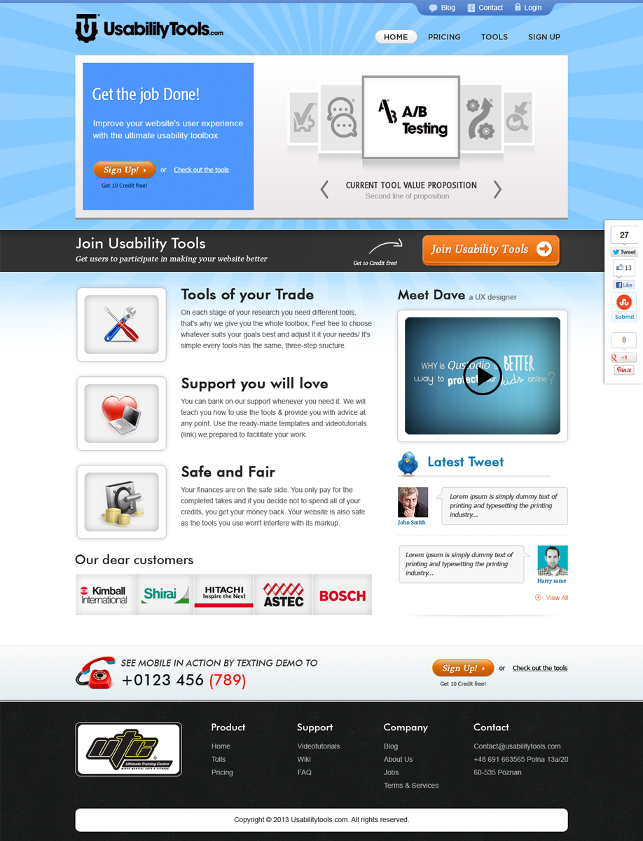 Landing Page Design by Mayank Patel for Cogision Sp. Z.o.o. | Design #1558354