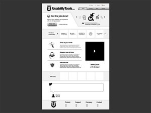 SaaS Landing Page layout | Design de Page d'Accueil par Silviu Antohe 