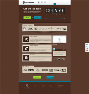 SaaS Landing Page layout | Design de Page d'Accueil par AriefK