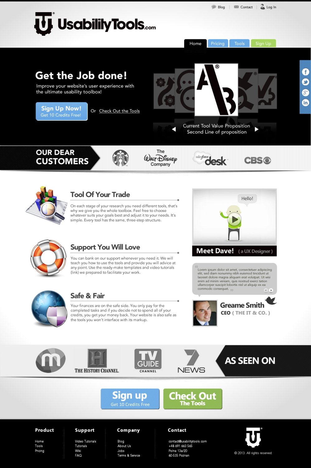 Landing Page Design by TechWise for Cogision Sp. Z.o.o. | Design #1589231
