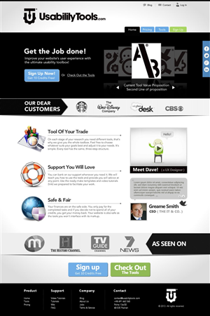 Landing Page Design by TechWise
