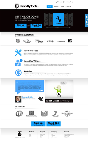 Landing Page-Design von TechWise für Cogision Sp. Z.o.o. | Design: #1589248