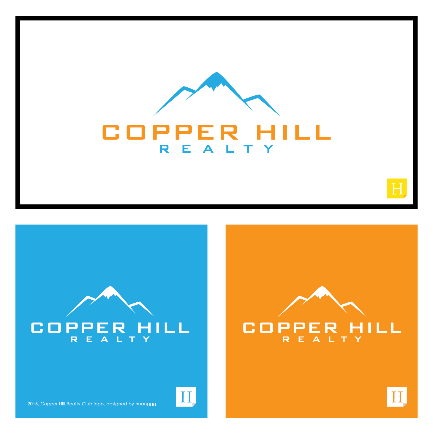 Diseño de Logo por huanggg para Copper Hill Realty | Diseño #5688902