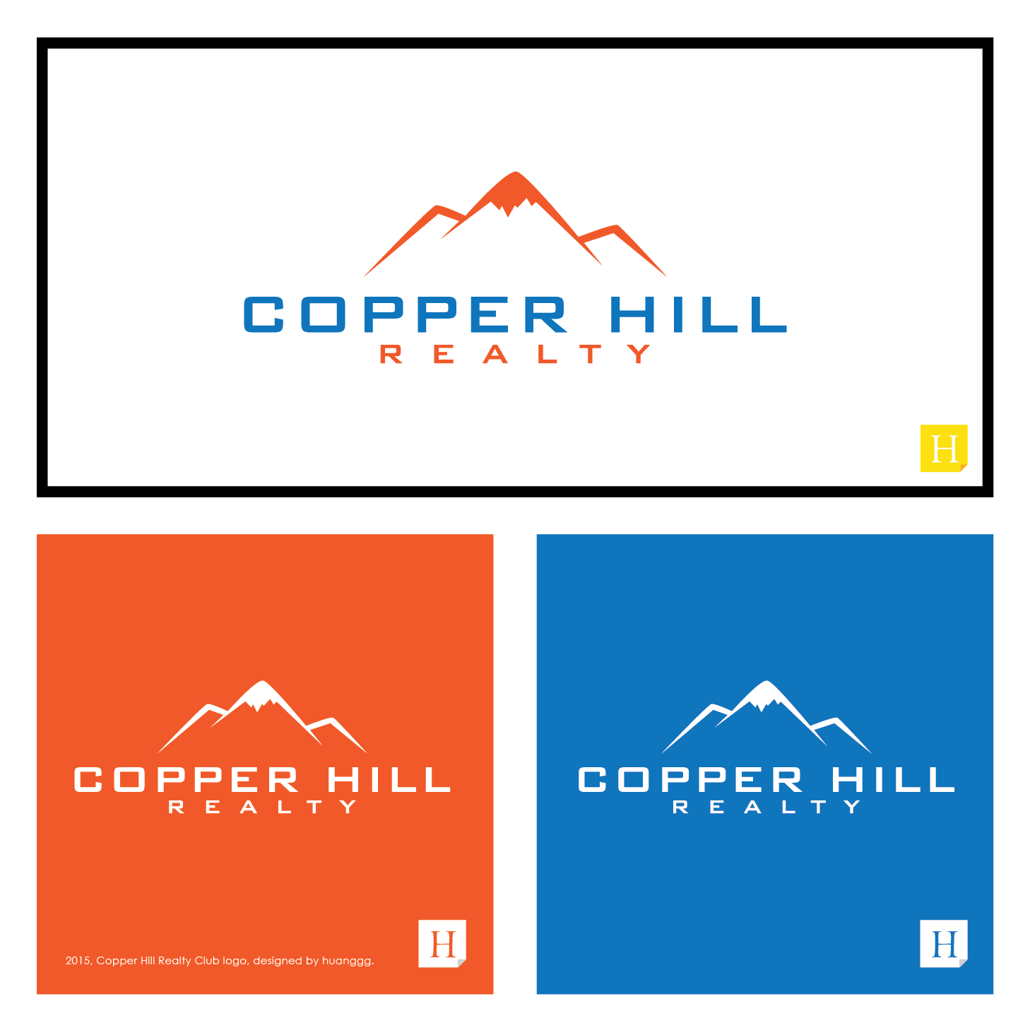 Logo-Design von huanggg für Copper Hill Realty | Design #5688907