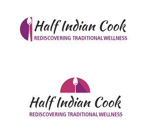 Logo Design by Falguni for Half Indian Cook | Design: #6141757
