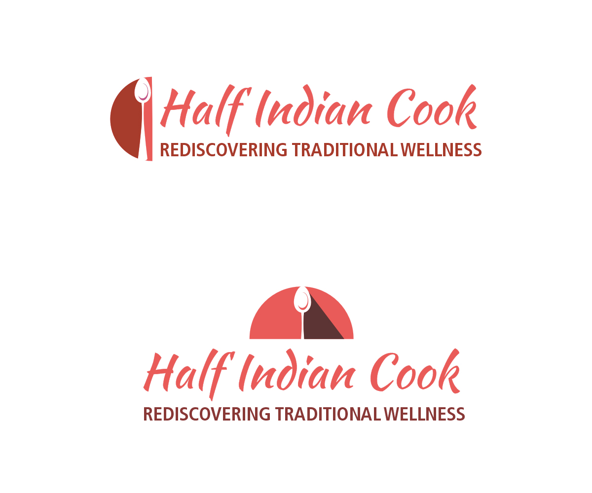 Logo Design by Falguni for Half Indian Cook | Design #6160457