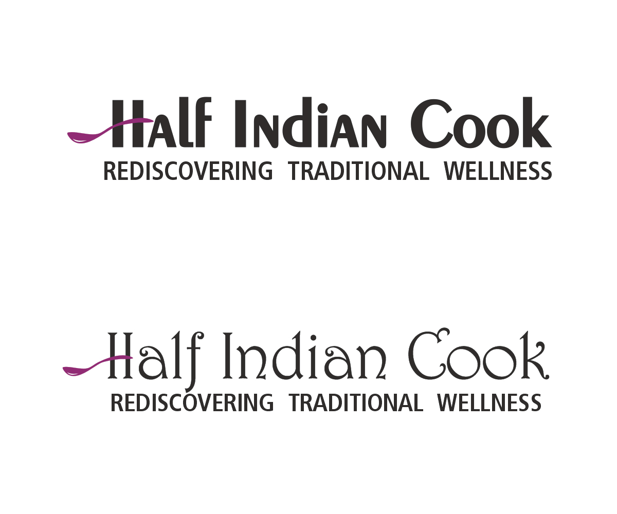 Logo Design by Falguni for Half Indian Cook | Design #6230239