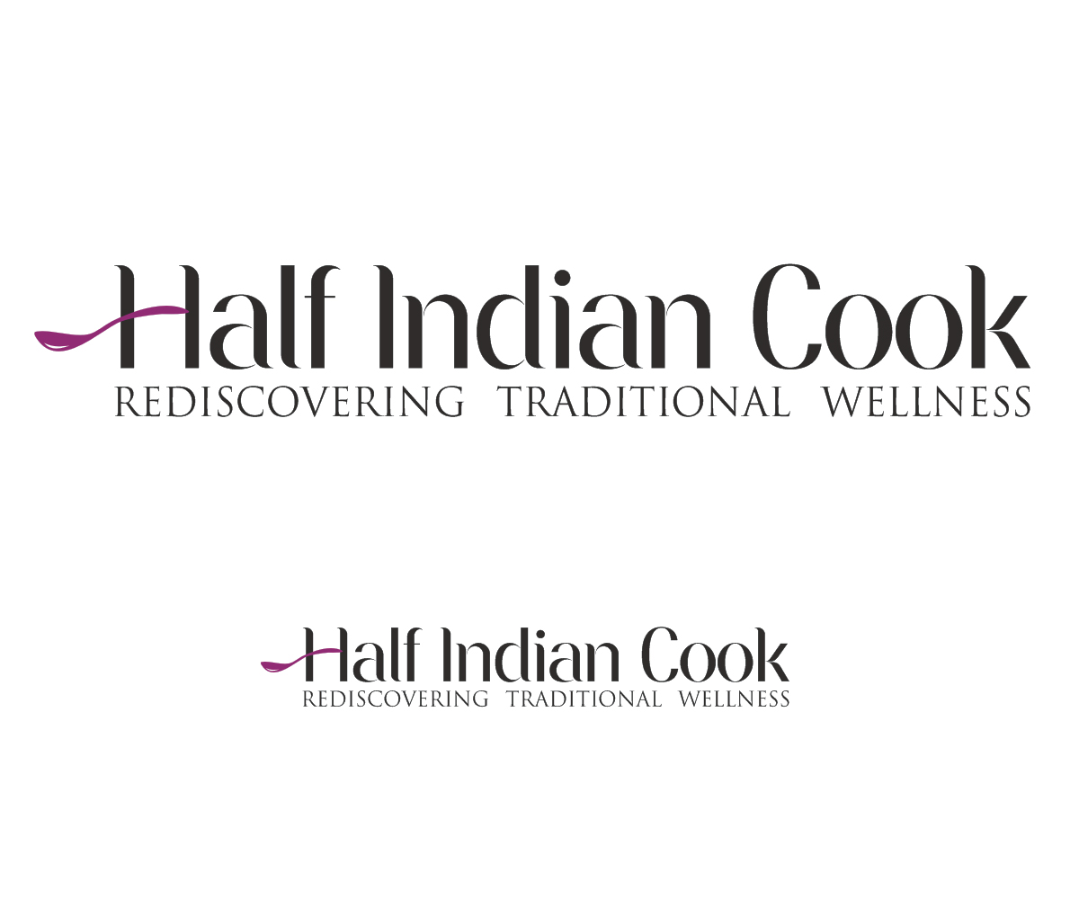 Logo Design by Falguni for Half Indian Cook | Design #6239562