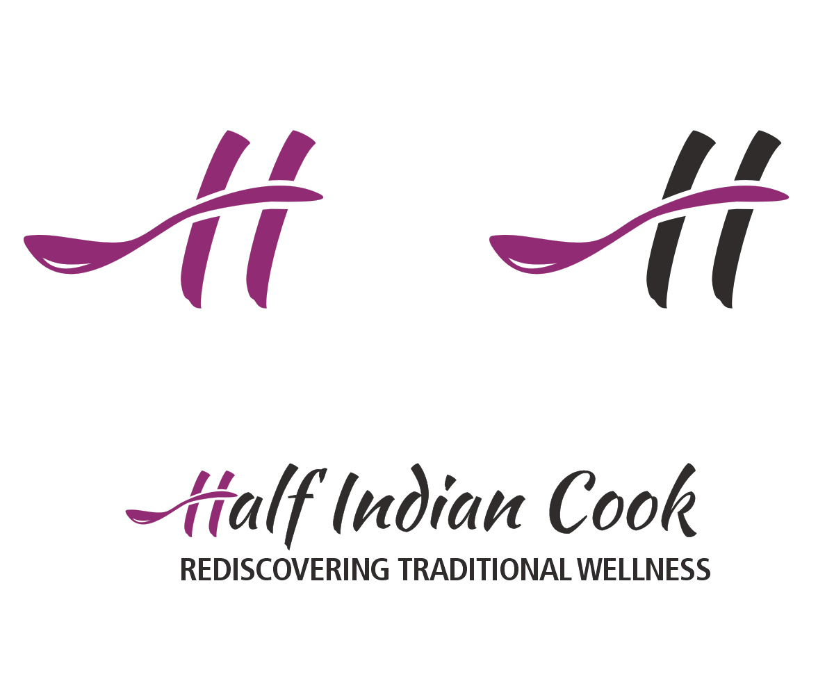 Logo Design by Falguni for Half Indian Cook | Design #6249176