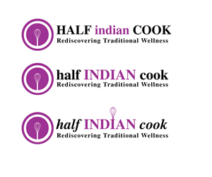 Logo Design by m_tan for Half Indian Cook | Design: #6079998