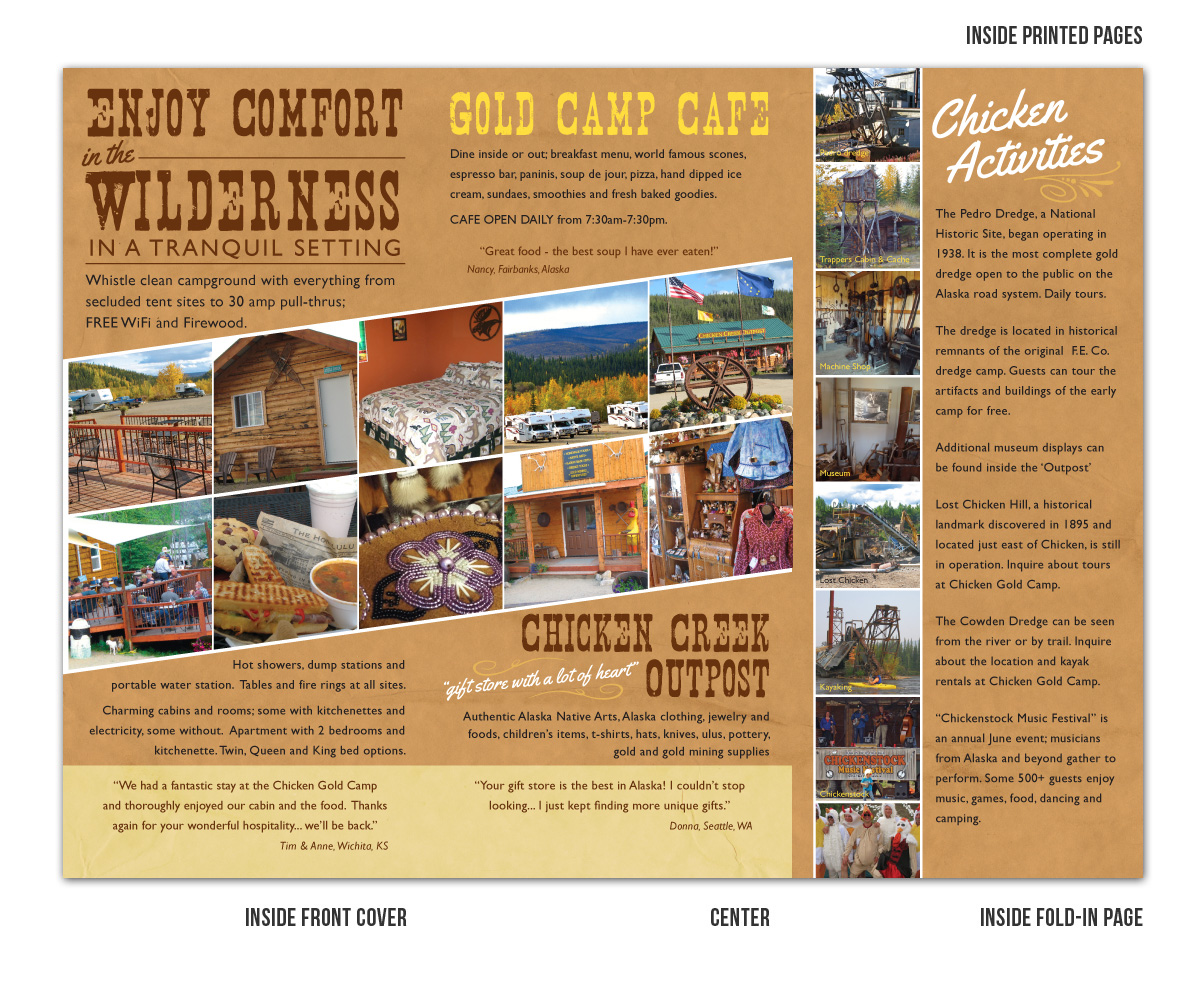 Brochure Design by Mandz for Chicken Gold Co | Design #5752163
