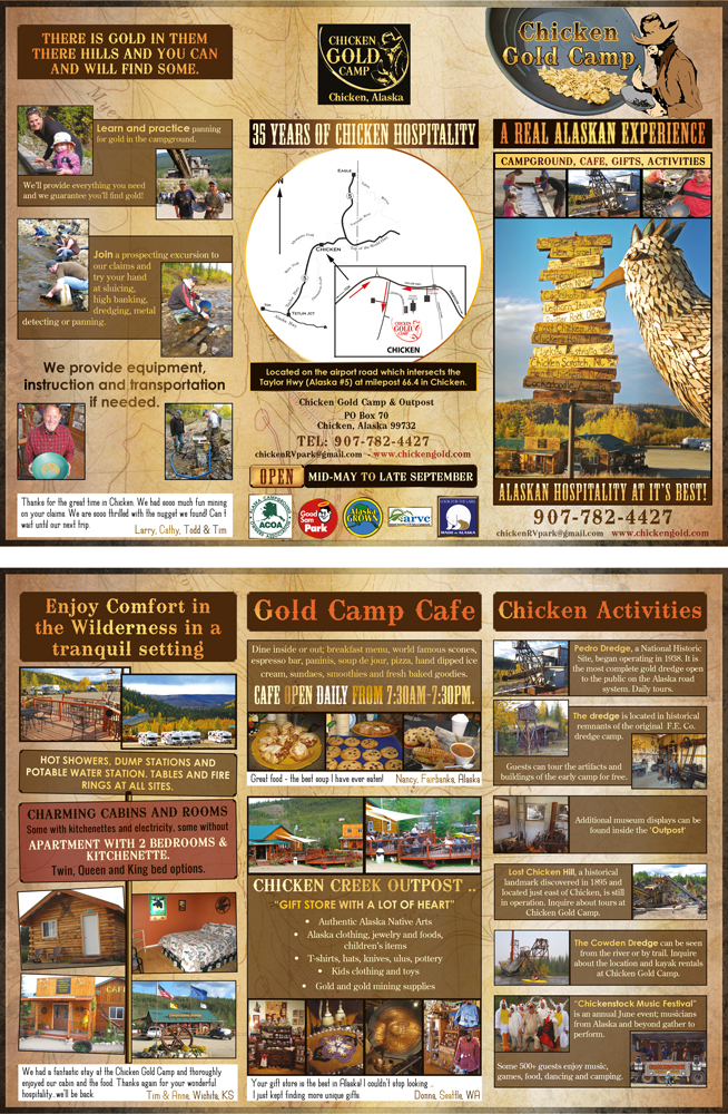 Design de Brochure par UrbainFX pour Chicken Gold Co | Design #5767704