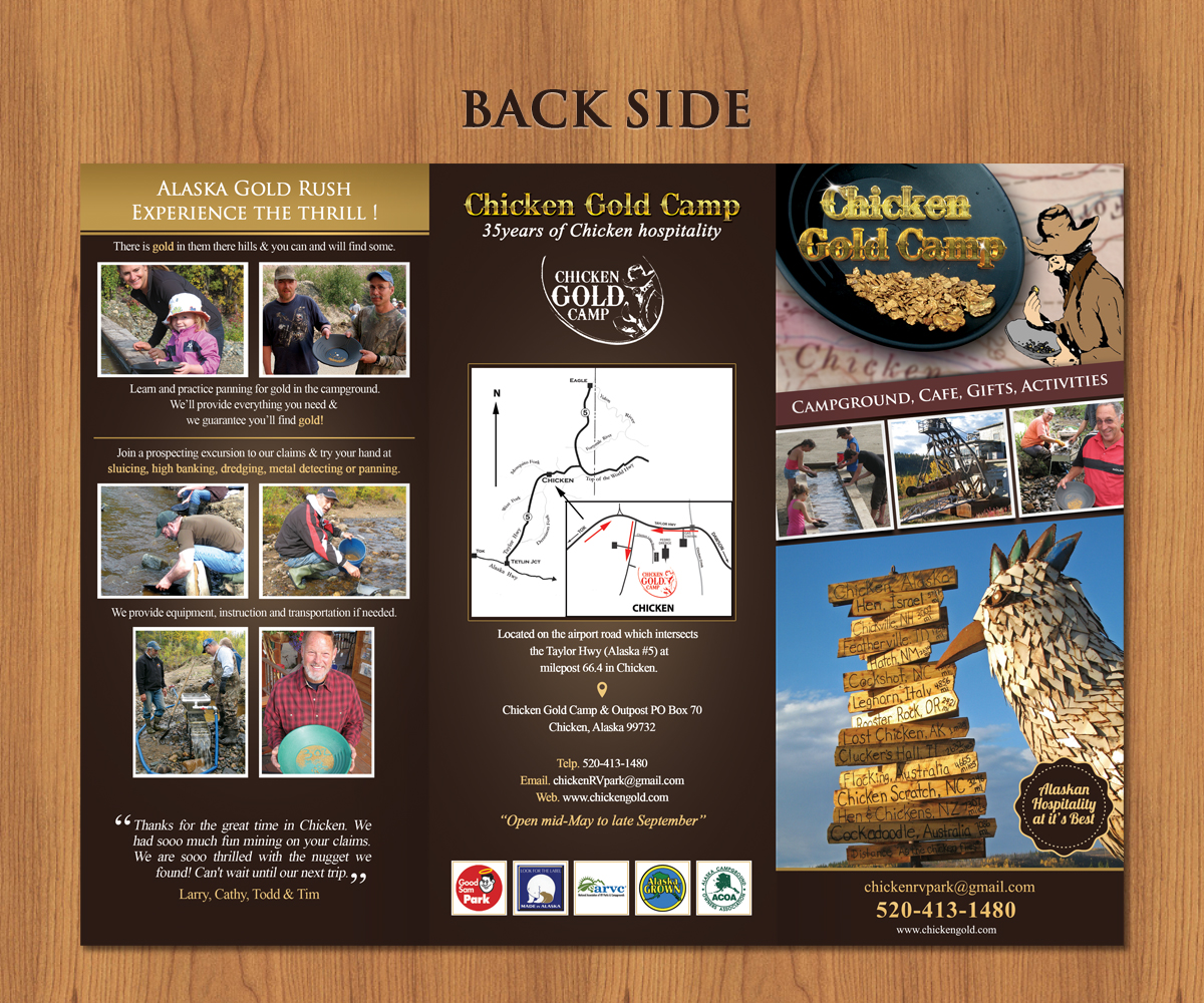 Diseño de Brochure por sun_design para Chicken Gold Co | Diseño #5746118