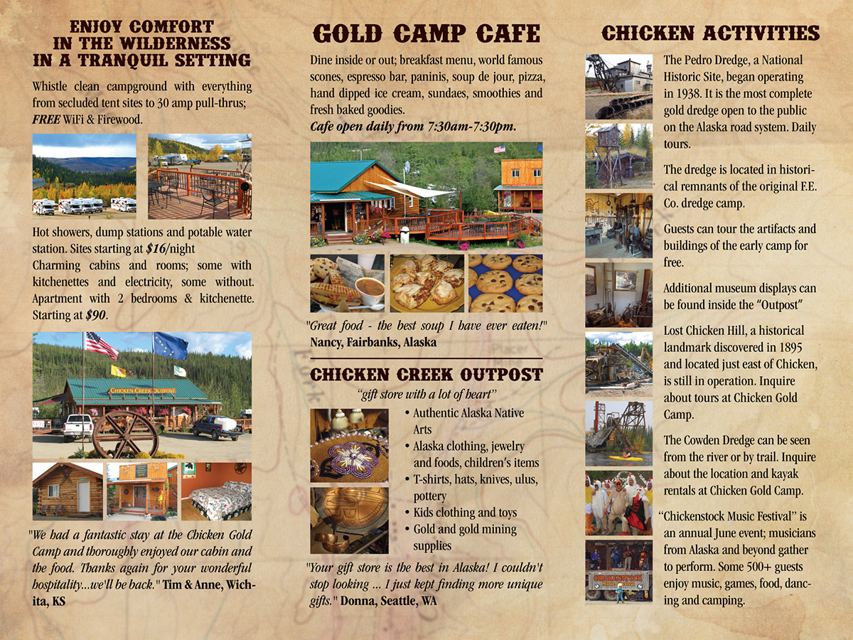 Brochure Design by artsapiens for Chicken Gold Co | Design #5673176