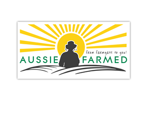 AUSSIEFARMED ...from farmgate to you  | Logo Design by Living Horses Graphics