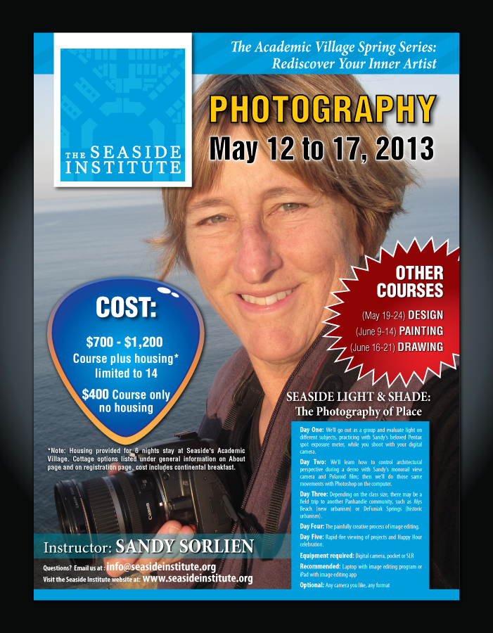 Poster Design by Sbss for The Seaside Institute | Design #1553899