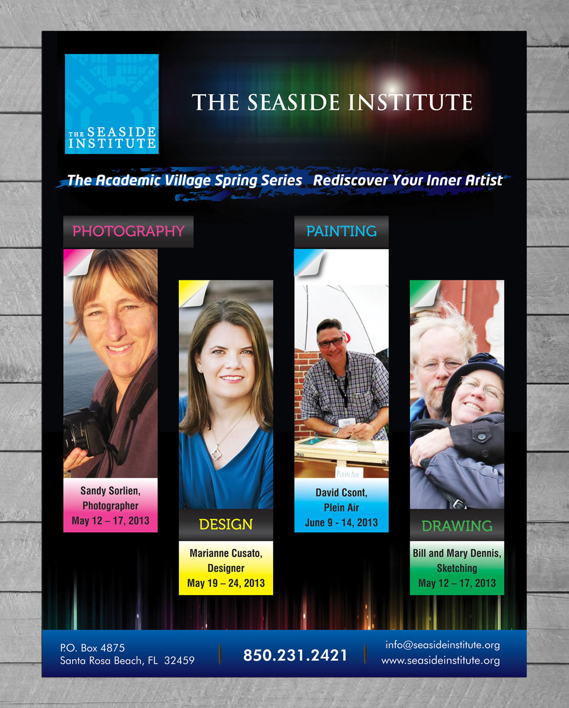 Poster Design by Sbss for The Seaside Institute | Design #1558431