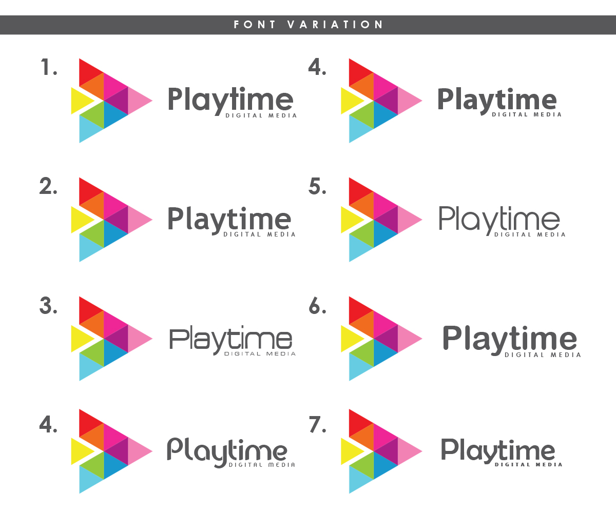 Logo Design by Moustache-Graphics for Playtime DM | Design #5656529