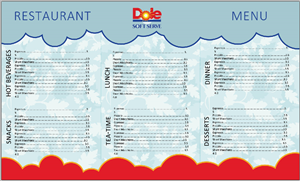 Menu Design by roopaljain