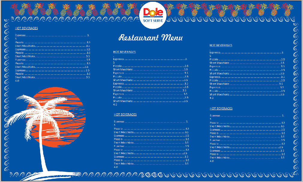Menu Design by roopaljain for this project | Design #5644863