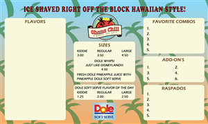 Menu Design by Al3xya for this project | Design #5687995