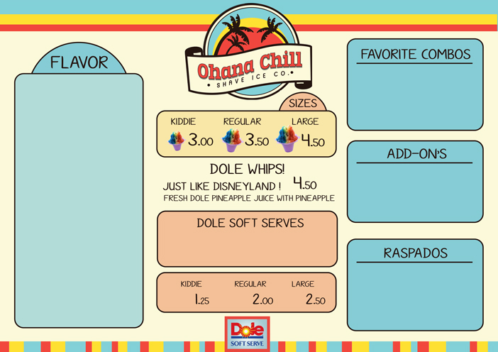 Menu Design by ordelya.nicole for this project | Design #5644841