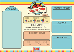 Menu Design by ordelya.nicole for this project | Design #5644841