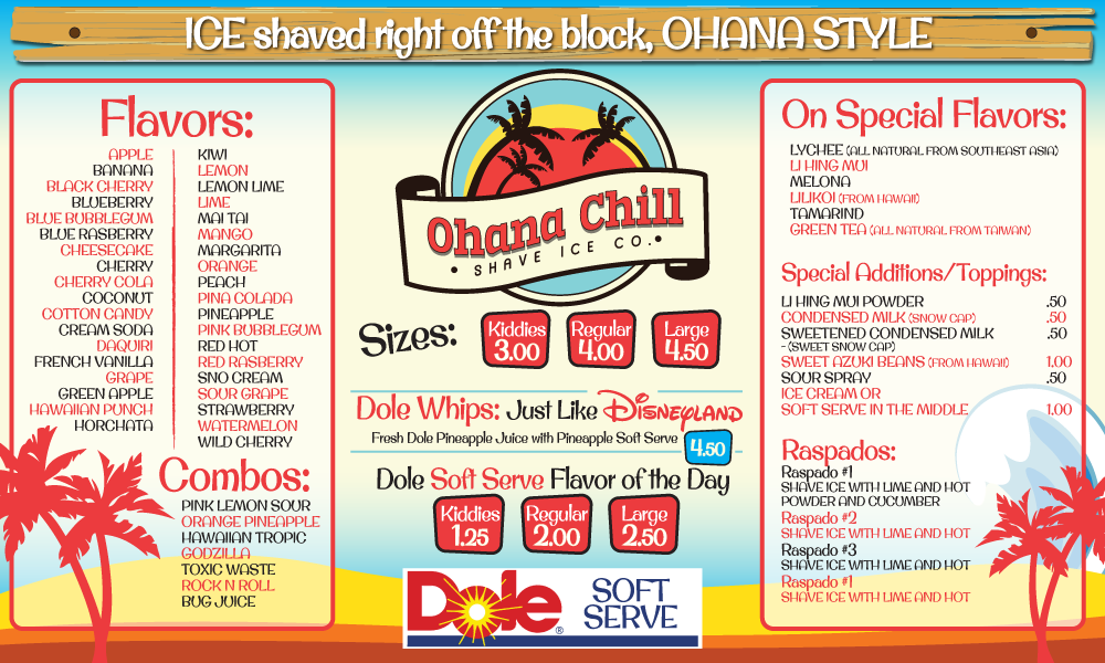 Menu Design by ADL Designs for this project | Design #5726392