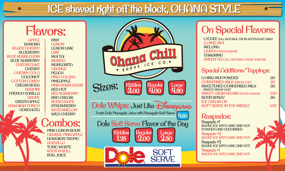 Menu Design by ADL Designs for this project | Design #5726446