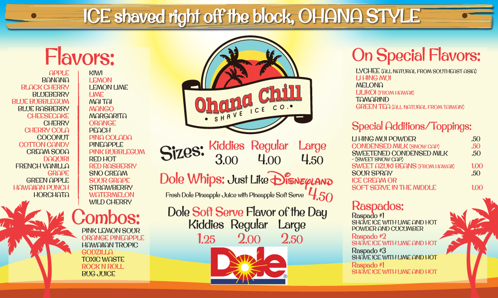 Menu Design by ADL Designs for this project | Design #5742870