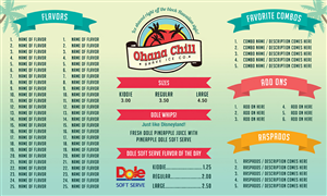 Menu Design by cherylho for this project | Design: #5687337