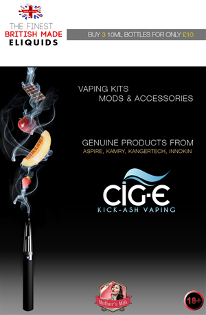 Poster-Design von Triple22A für Cig-e Premium Electronic Cigarettes | Design #5638695