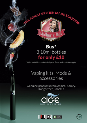 Poster-Design von Denis Lenzi für Cig-e Premium Electronic Cigarettes | Design #5643285