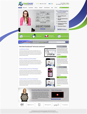 Web Design by Black Stallions Impressive Solutions for FoundLocals LLC | Design #1595947