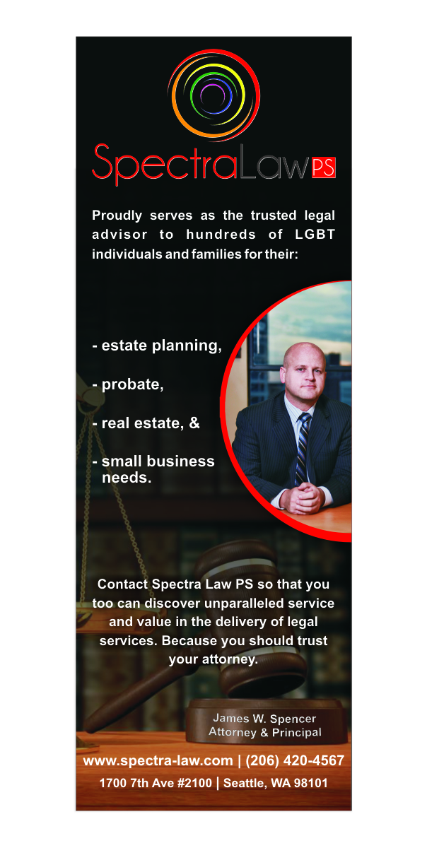 Advertisement Design by Bradley for Spectra Law PS | Design #1543675