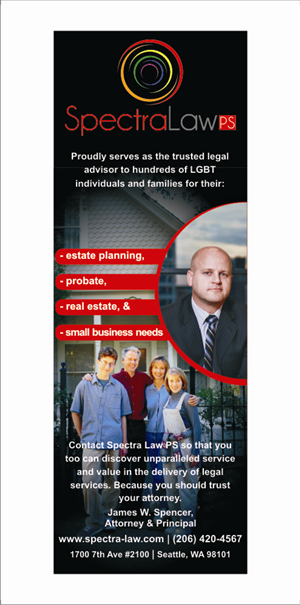 Advertisement Design by Bradley for Spectra Law PS | Design #1562416