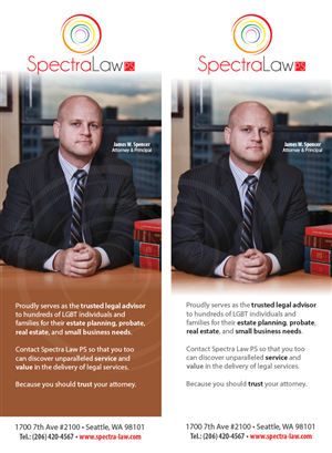 Diseño Publicitario por IG Creative Solutions para Spectra Law PS | Diseño: #1546262