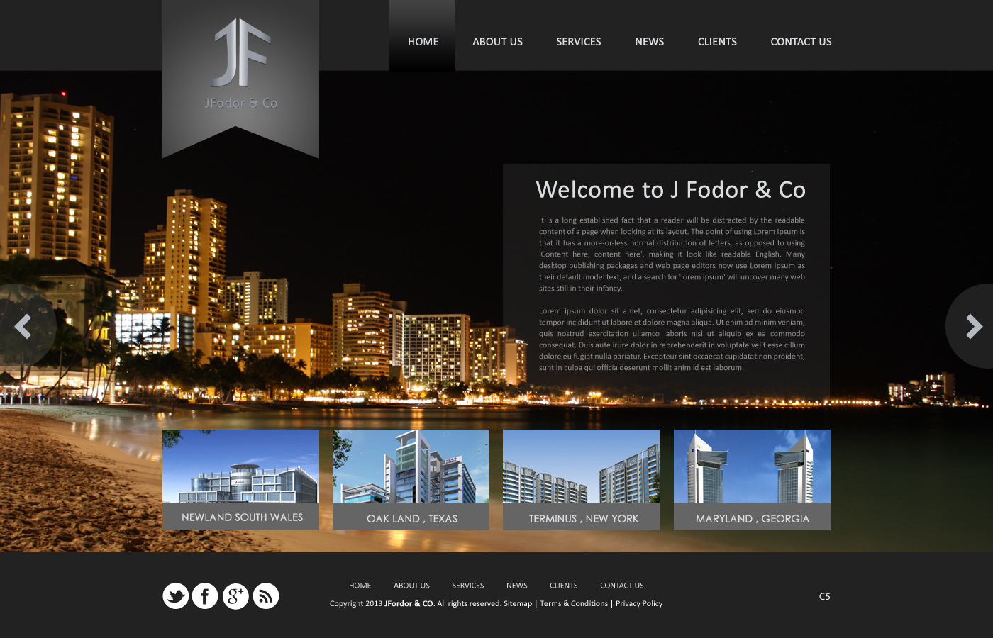 Wordpress Design by pb for JFodor & Co, LLC | Design #1577009