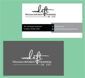 Business Card Design by Infinitive Technology for William deForest Thompson, Jr. | Design: #5665311