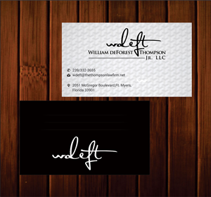 Business Card Design by Infinitive Technology for William deForest Thompson, Jr. | Design: #5669059