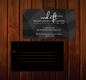 Business Card Design by Infinitive Technology for William deForest Thompson, Jr. | Design: #5669064