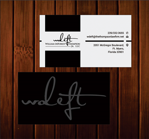 Business Card Design by Infinitive Technology for William deForest Thompson, Jr. | Design: #5669067