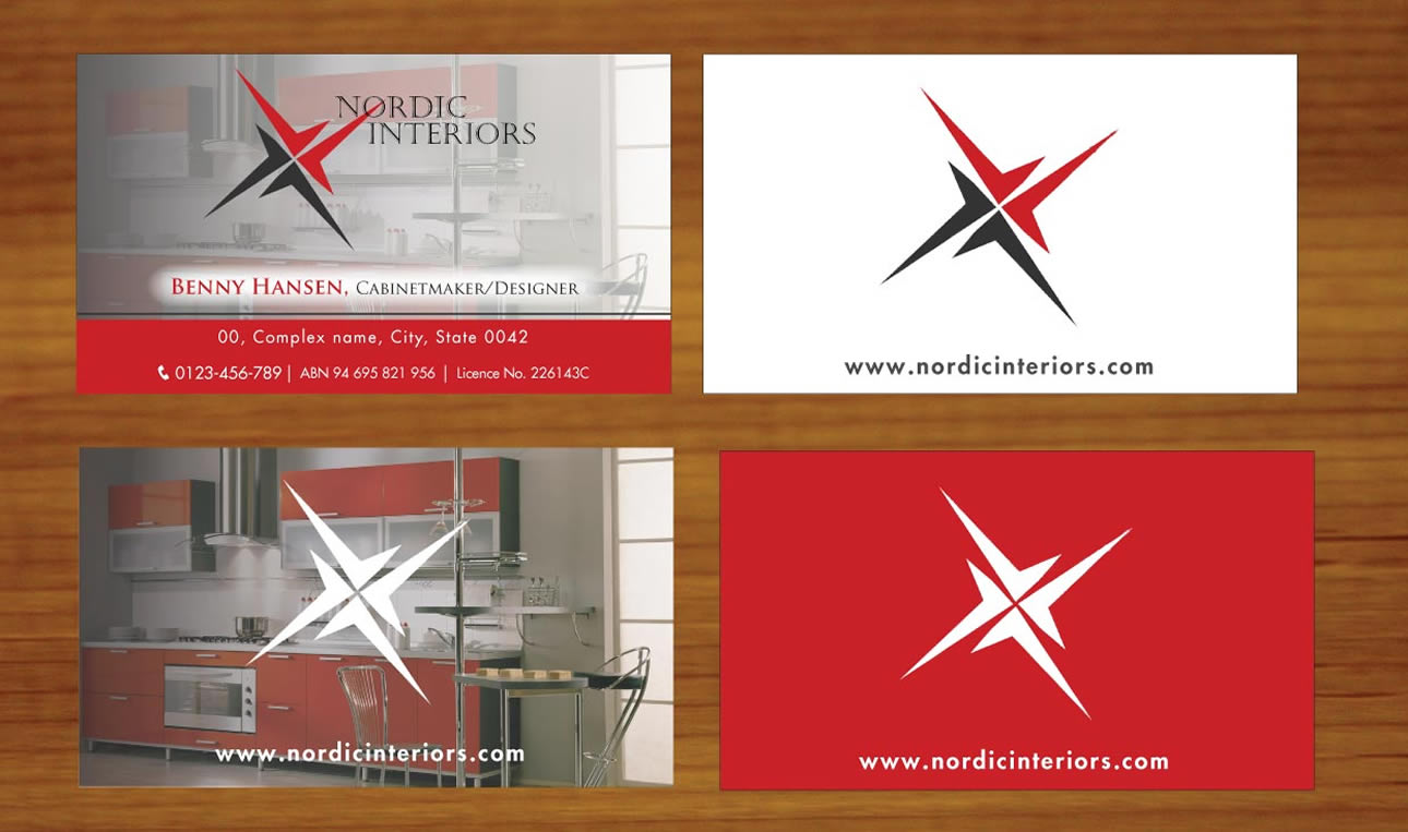 Visitenkarten-Design von Sbss für Nordic Interiors | Design #1542837