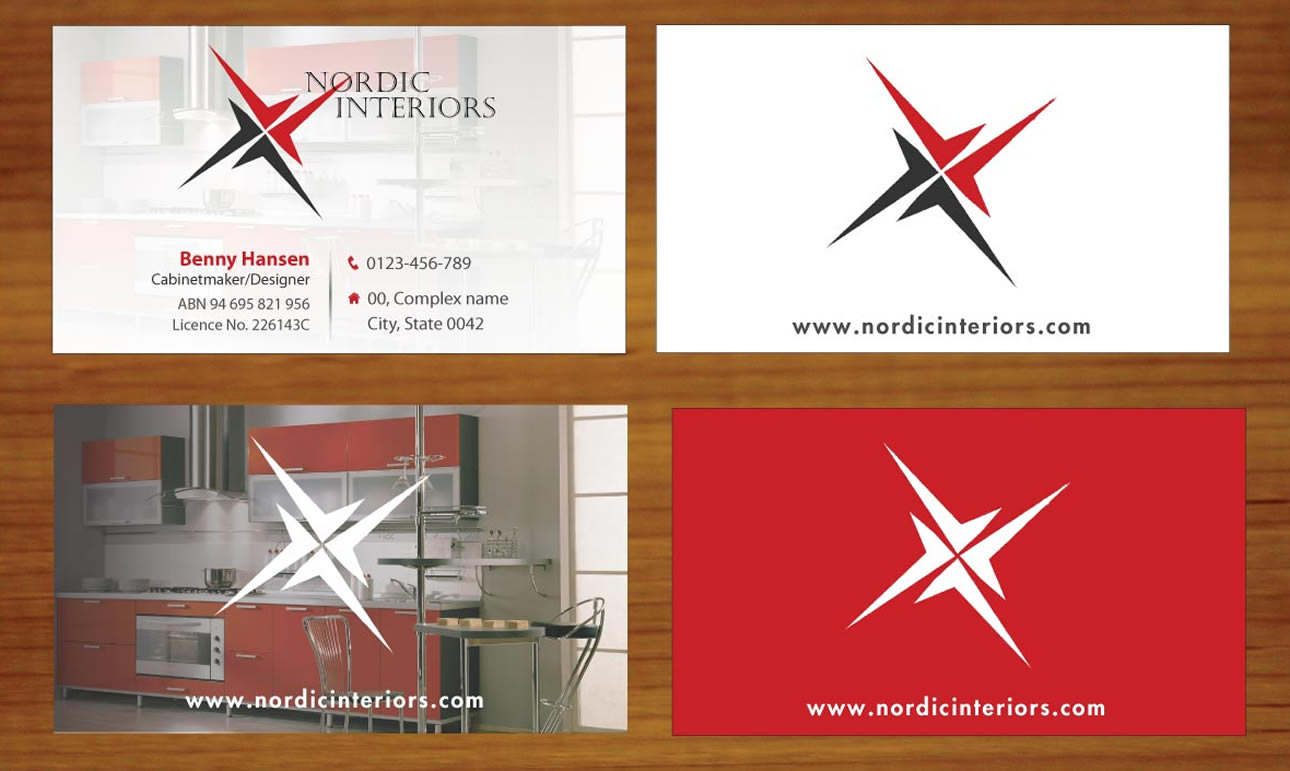 Visitenkarten-Design von Sbss für Nordic Interiors | Design #1542850