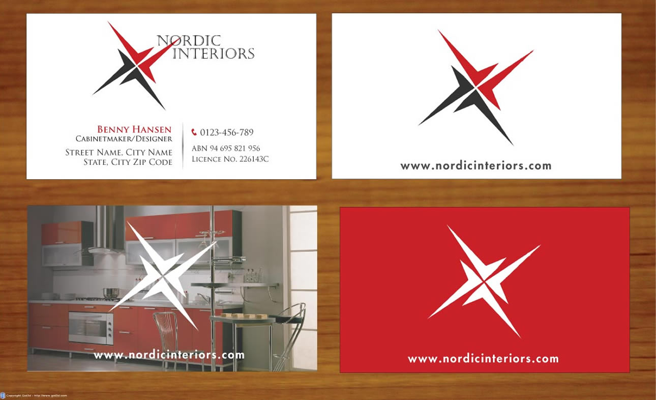Business Card Design by Sbss for Nordic Interiors | Design #1542873