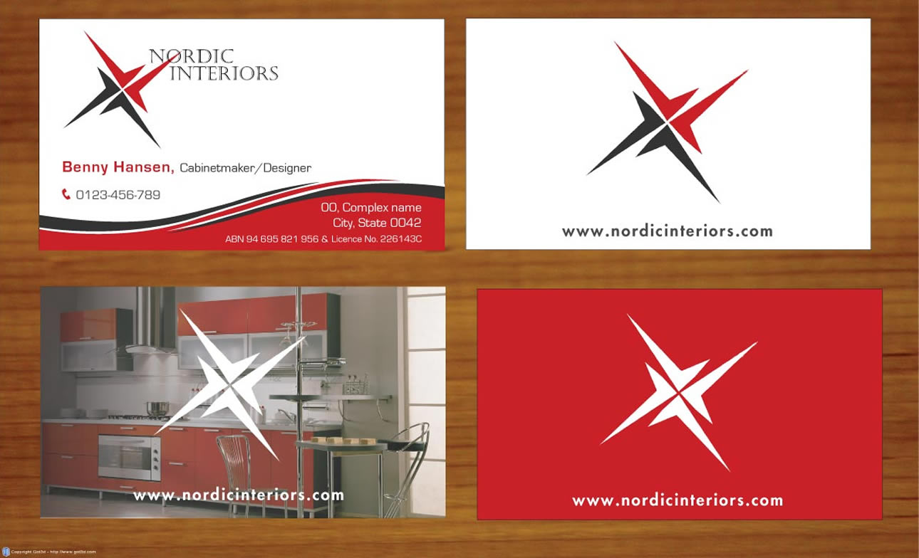 Visitenkarten-Design von Sbss für Nordic Interiors | Design #1542875