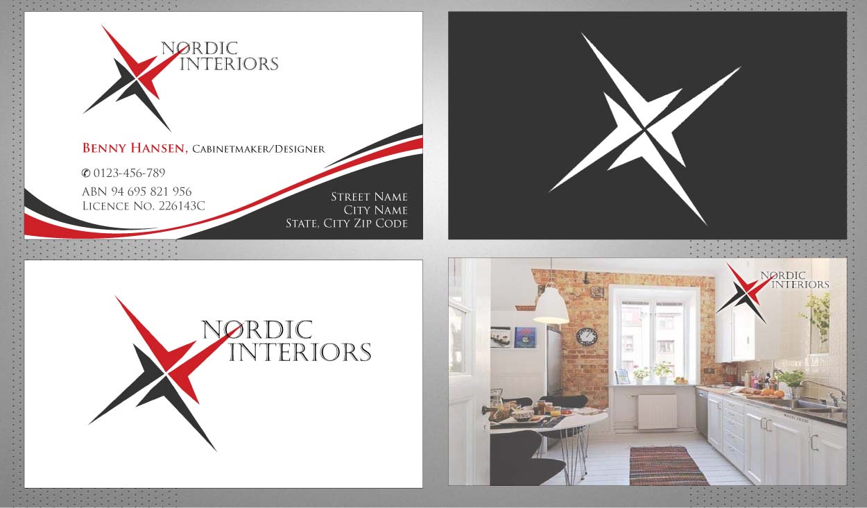 Business Card Design by Sbss for Nordic Interiors | Design #1543075